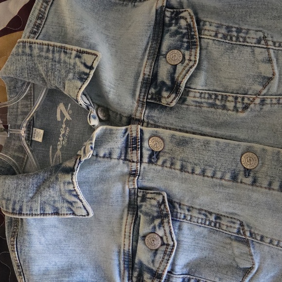 Seven7 Light Blue Denim Jacket NEW - Picture 10 of 10